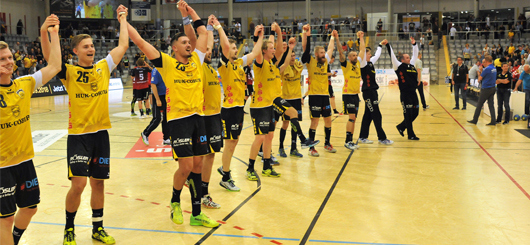 Der HSC 2000 Coburg gewinnt mit 29:25 gegen die HSG Nordhorn-Lingen Der HSC 2000 Coburg gewinnt mit 29:25 gegen die HSG Nordhorn-Lingen