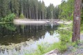 Sanierter Waldbrand-Löschteich im Thüringer Forstamt Neustadt/Orla