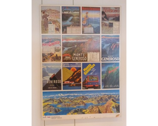 Ferrovia Monte Generoso, historische Plakate
